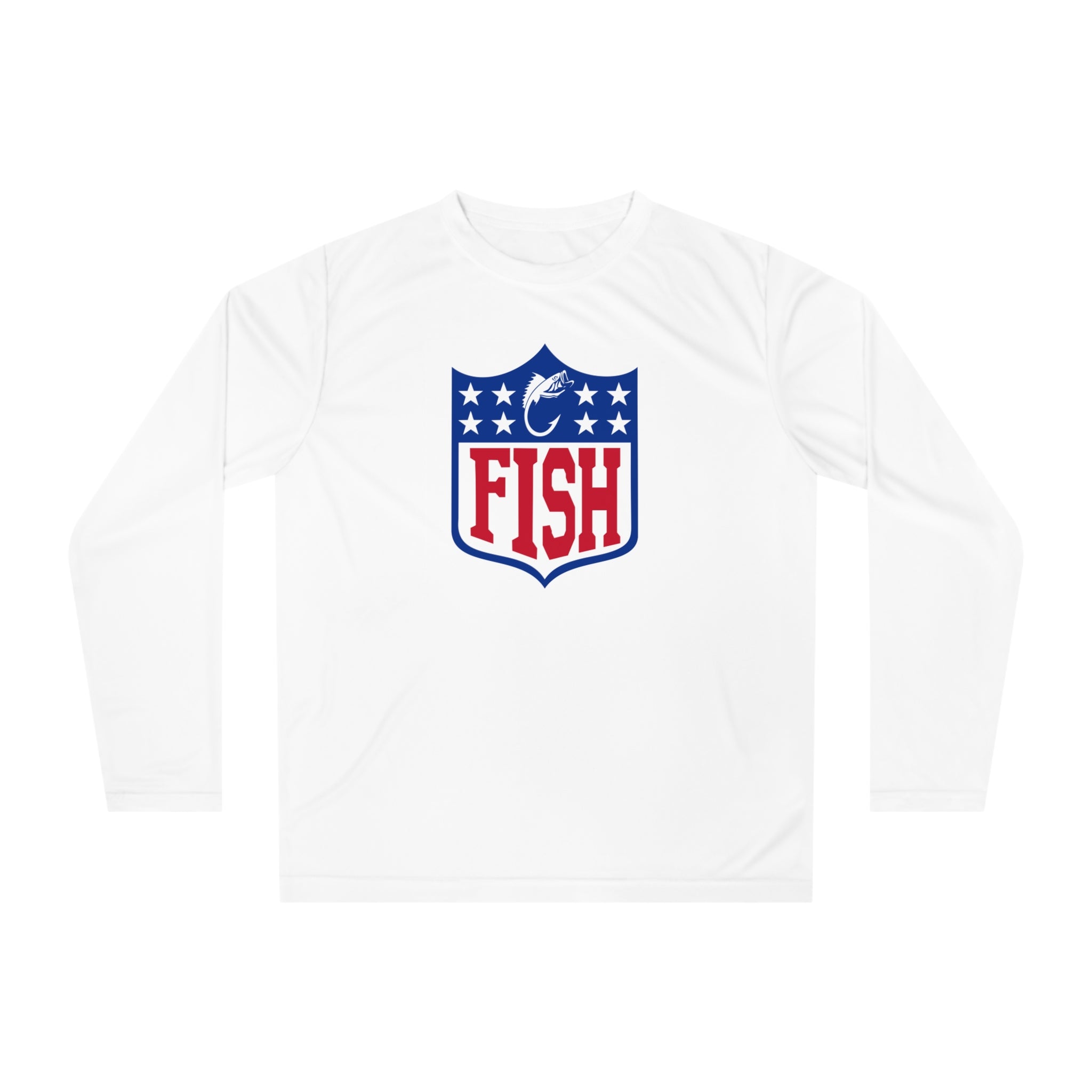Football Fishing Performance Long Sleeve Shirt