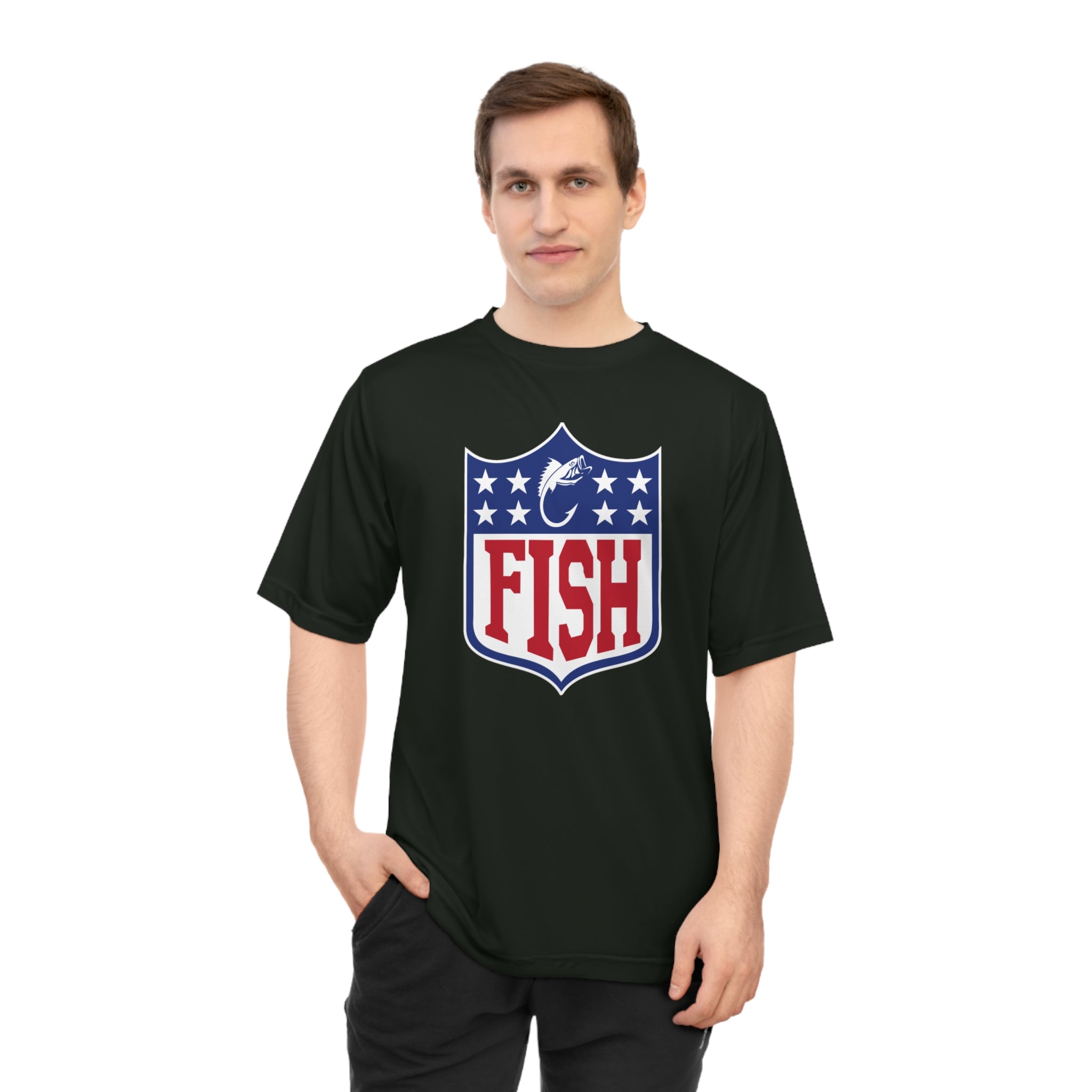 Football Fishing Performance T-shirt