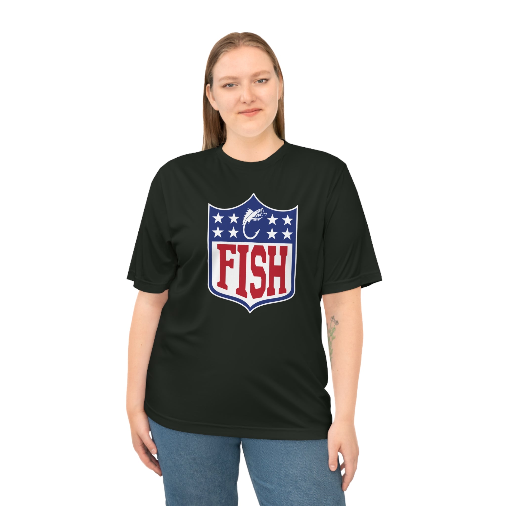Football Fishing Performance T-shirt