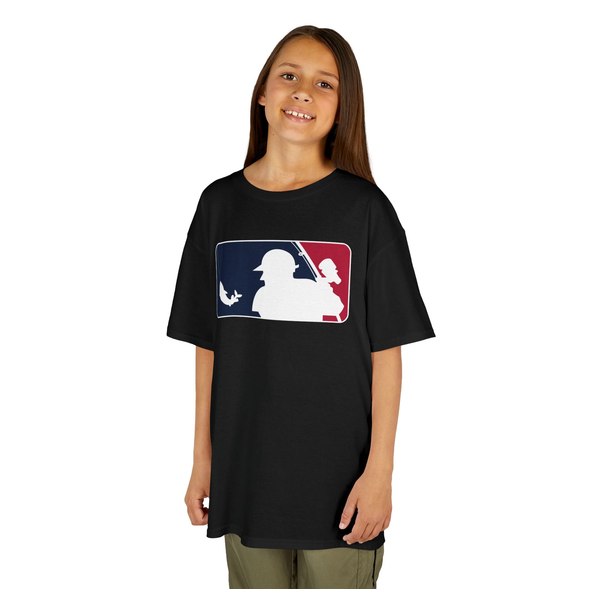 Baseball Fishing Youth T-shirt