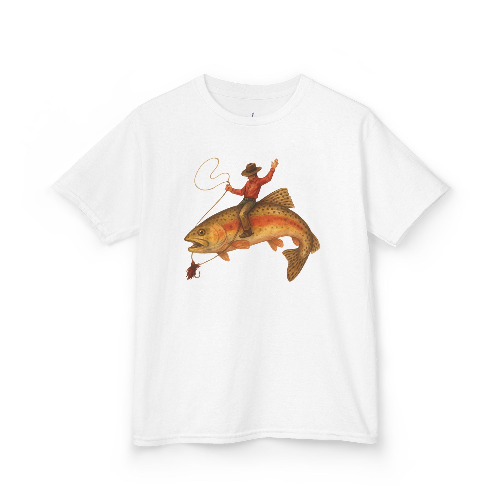 Cowboy Fishing Youth T-shirt