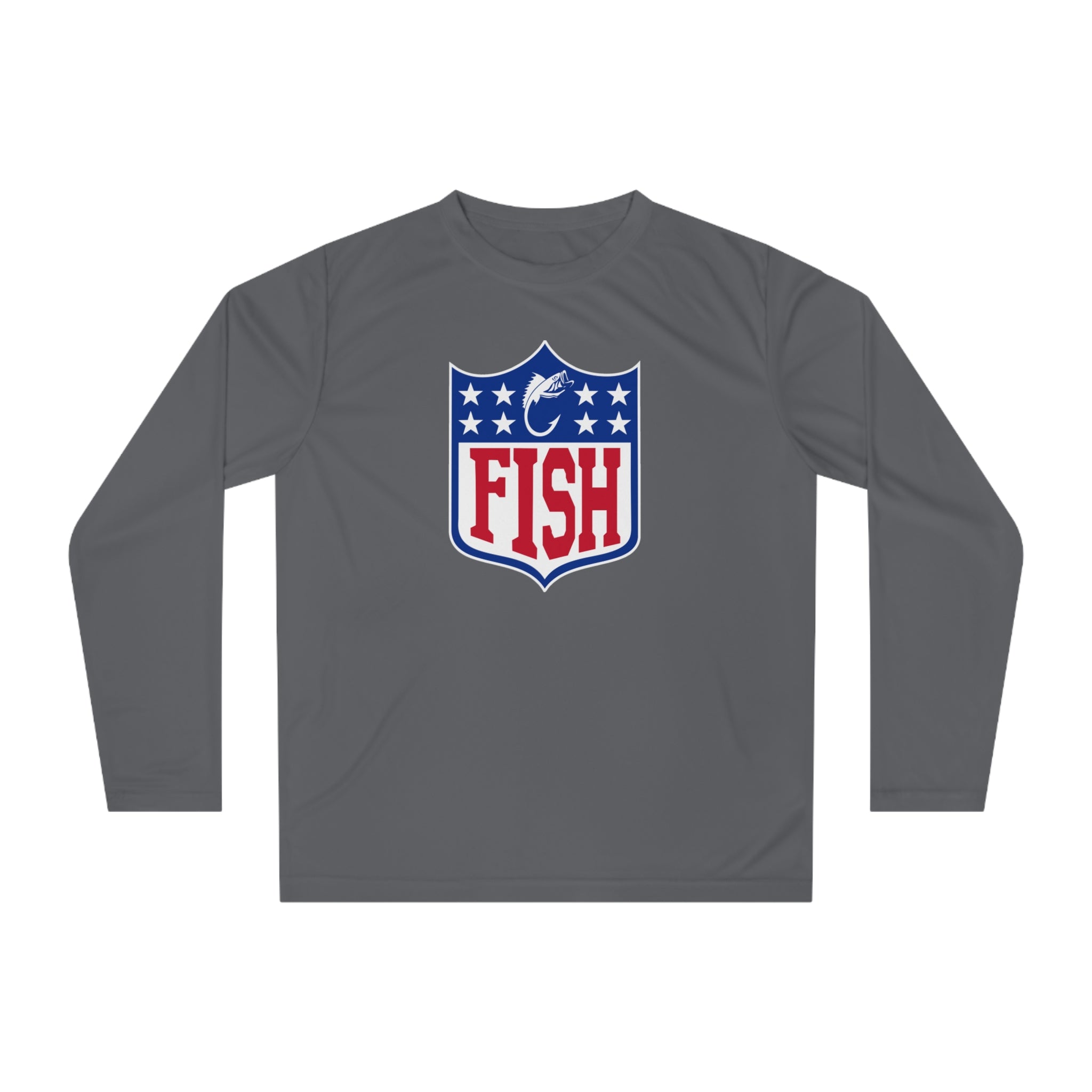 Football Fishing Performance Long Sleeve Shirt