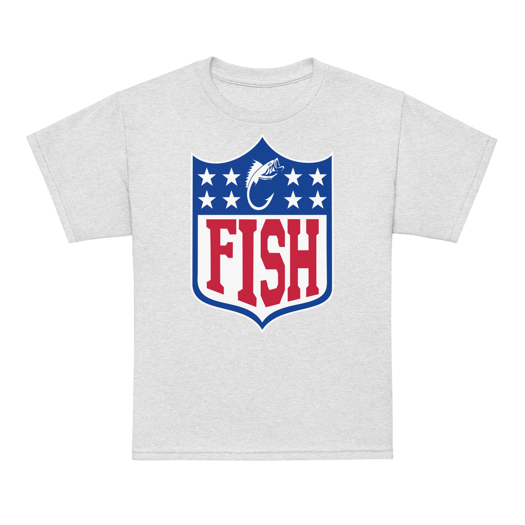 Football Fishing Performance Youth T-shirt