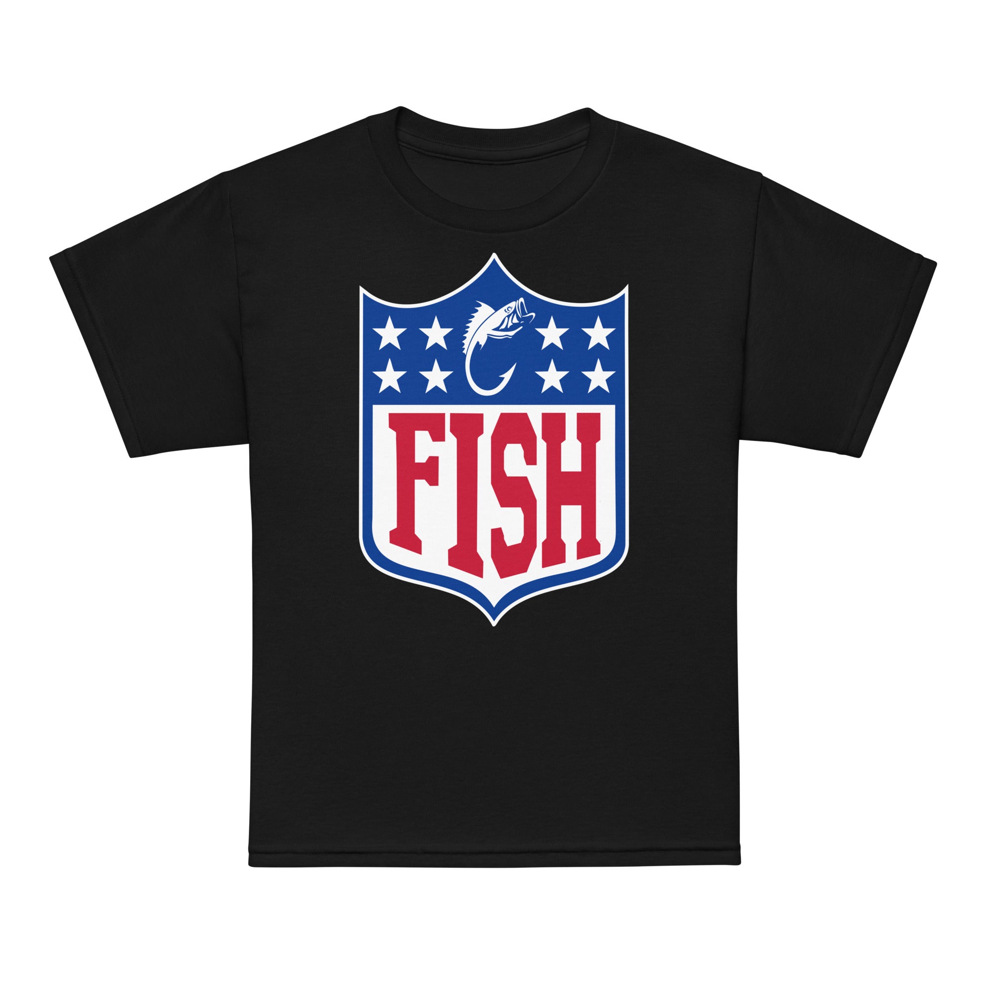 Football Fishing Performance Youth T-shirt