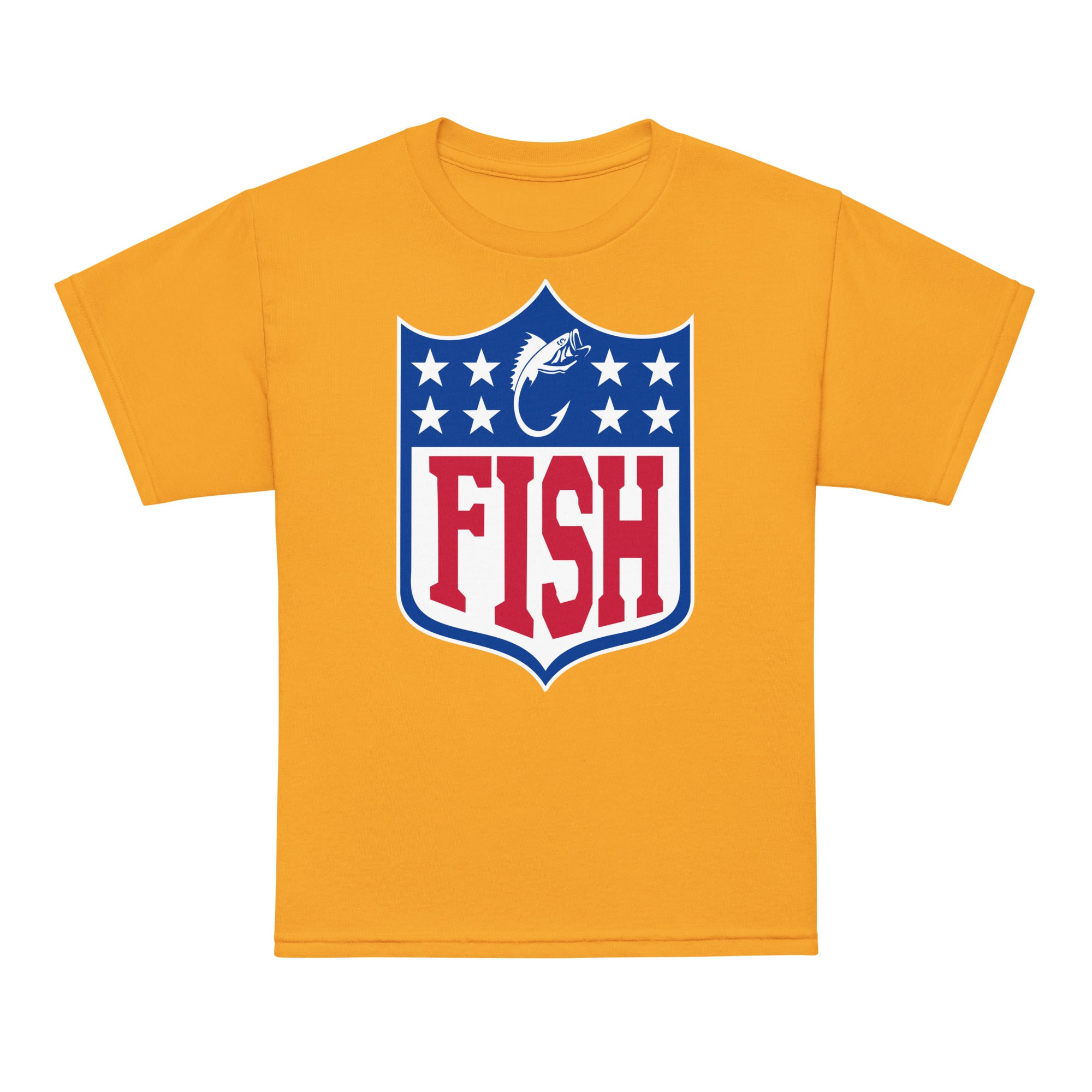 Football Fishing Performance Youth T-shirt