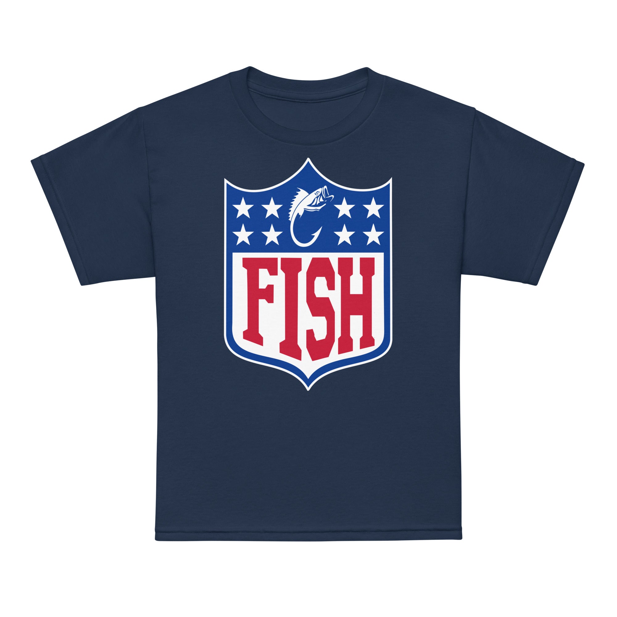 Football Fishing Performance Youth T-shirt