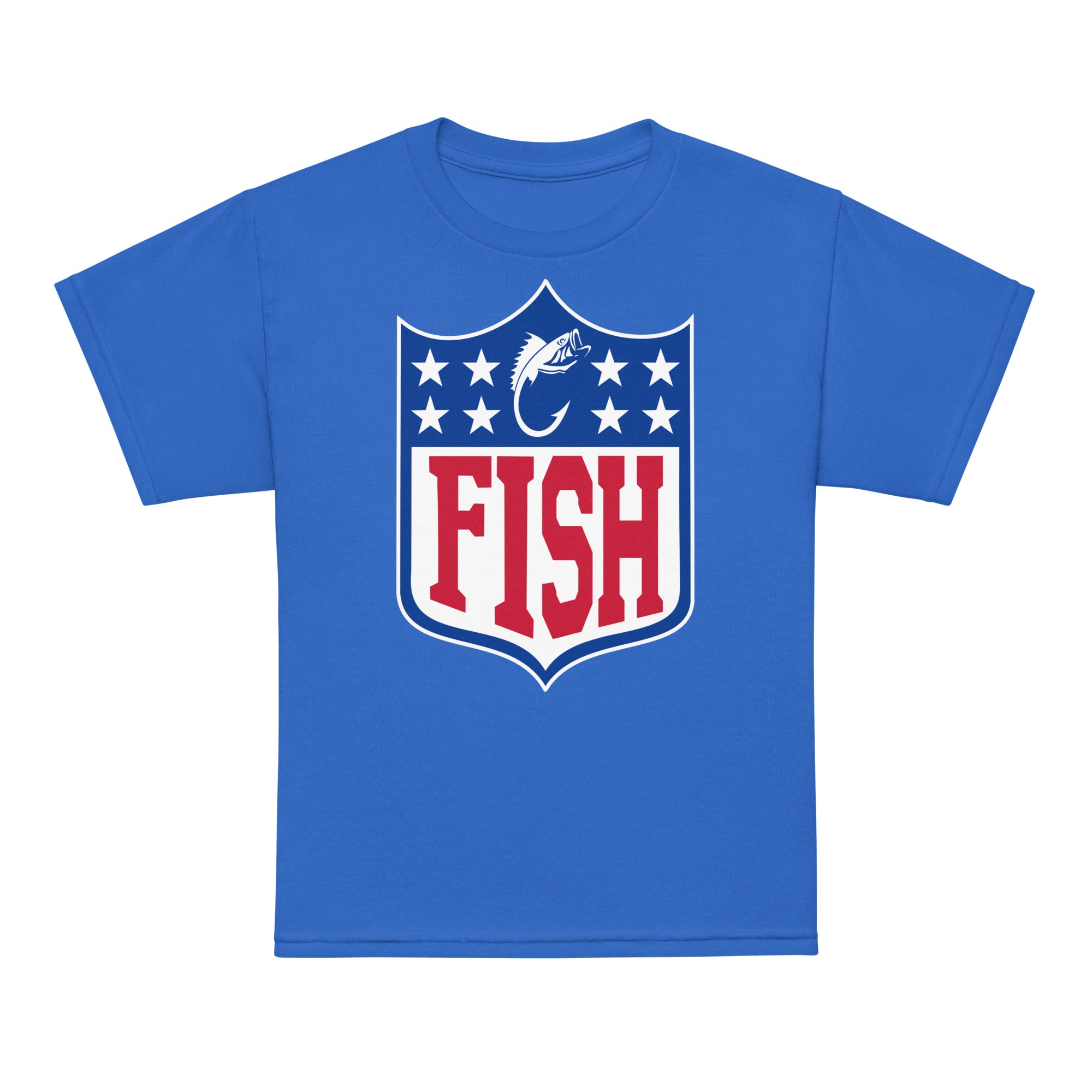 Football Fishing Performance Youth T-shirt