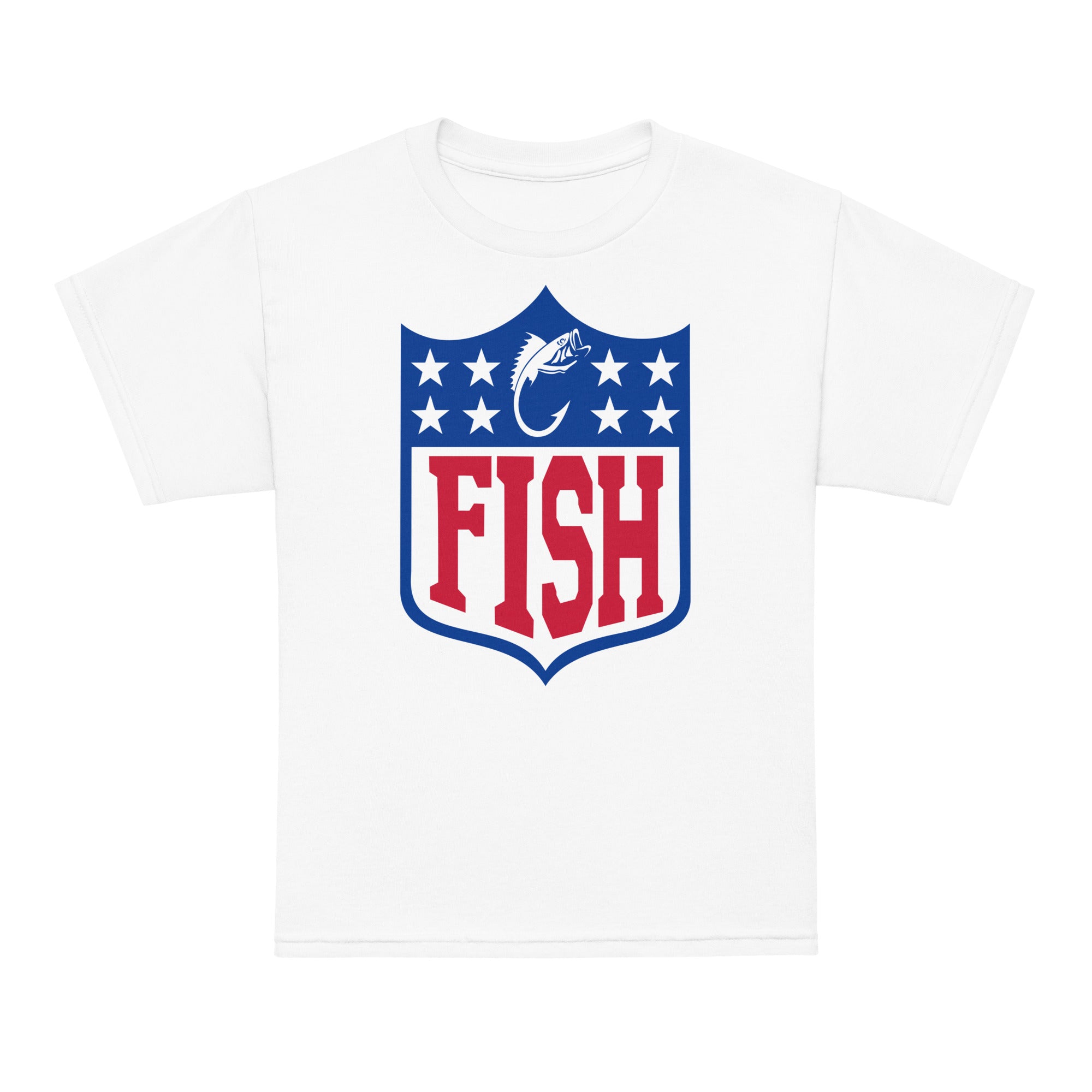 Football Fishing Performance Youth T-shirt