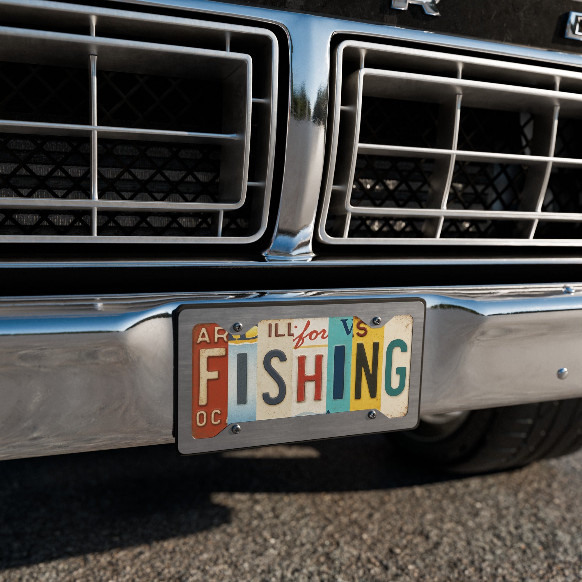 Fishing License Plates
