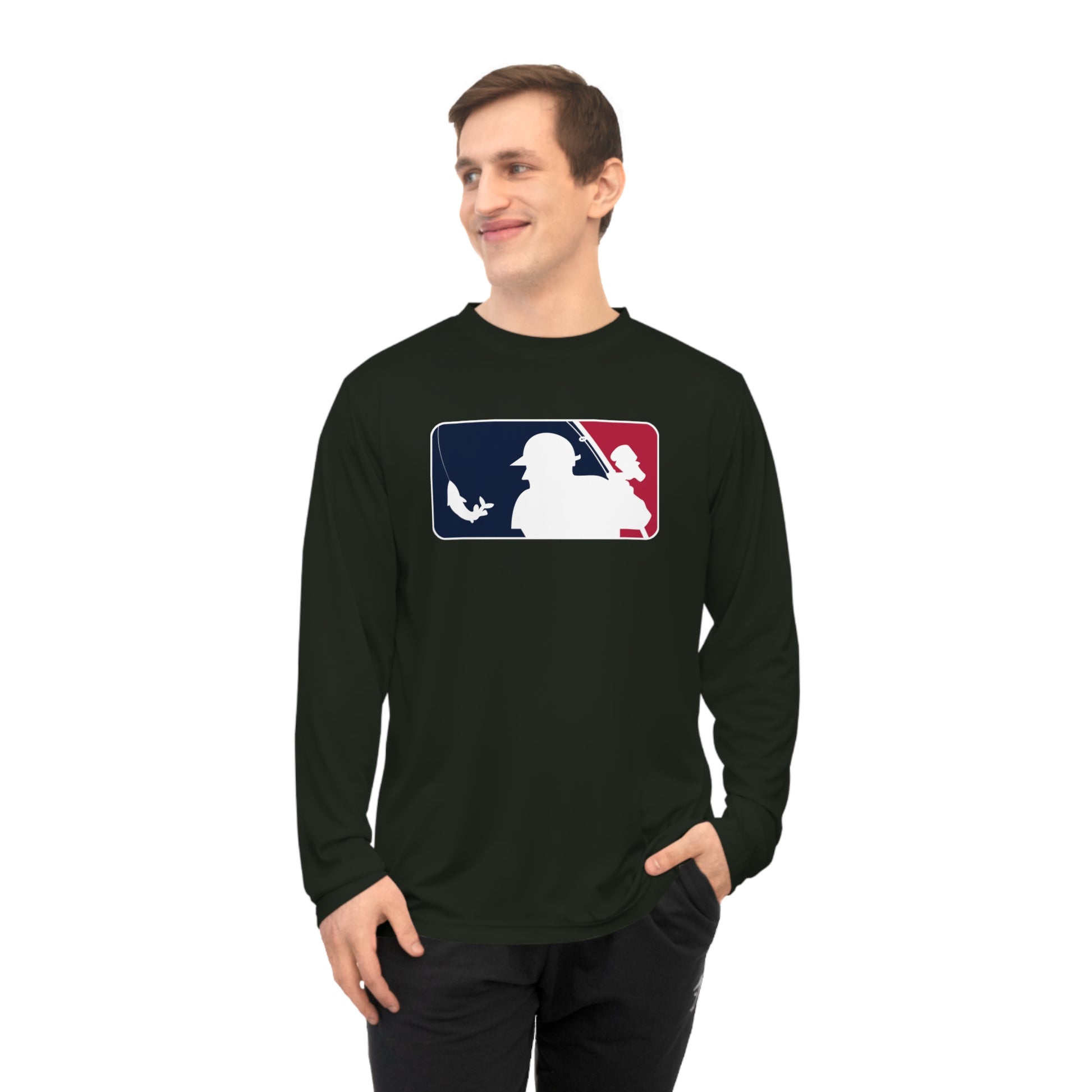 Baseball Fishing Performance Long Sleeve Shirt