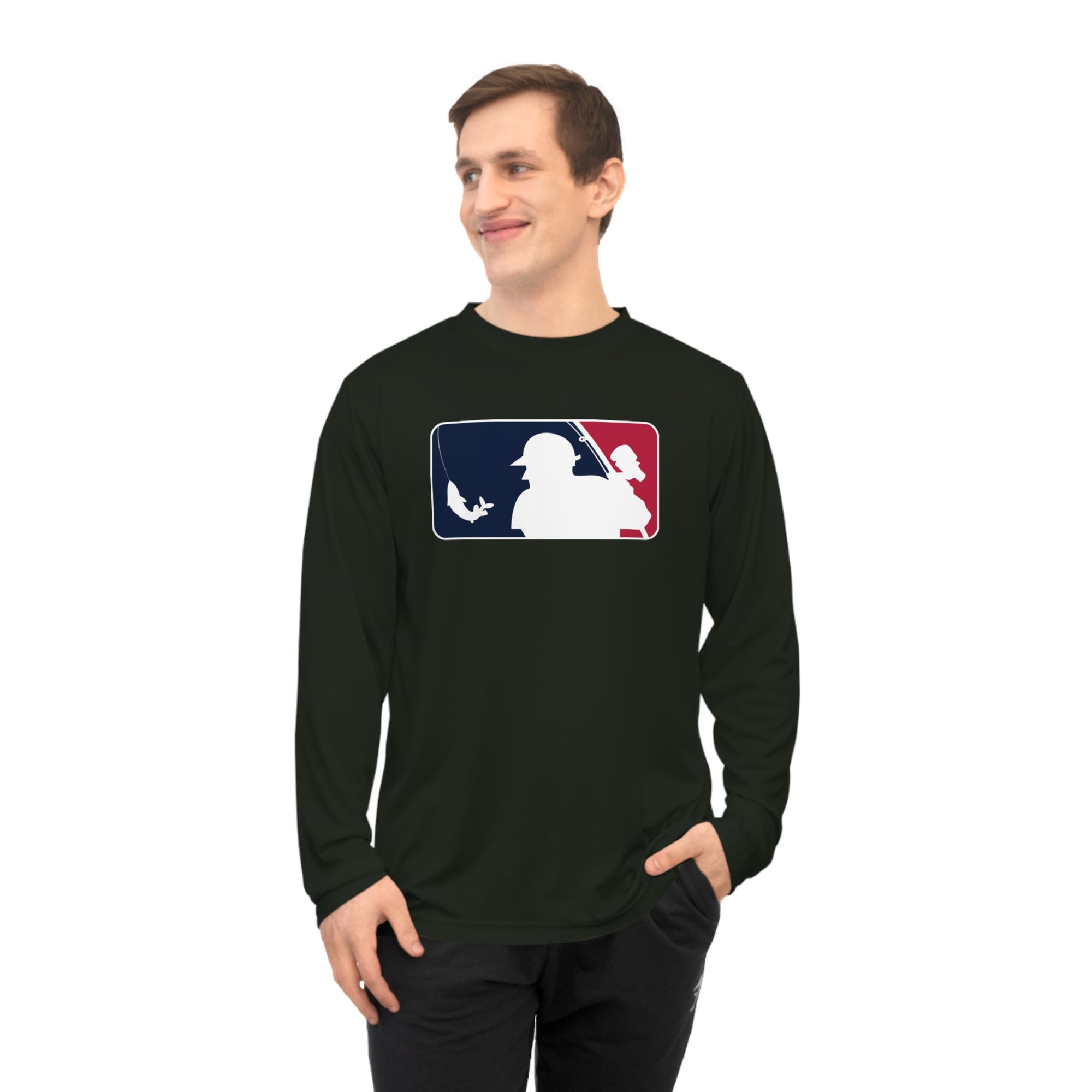 Baseball Fishing Performance Long Sleeve Shirt