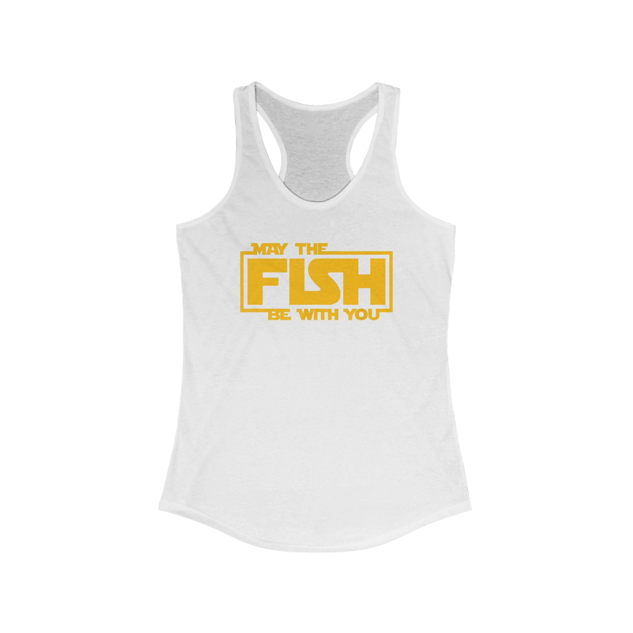 May The Fish Be With You Women's Racerback Tank
