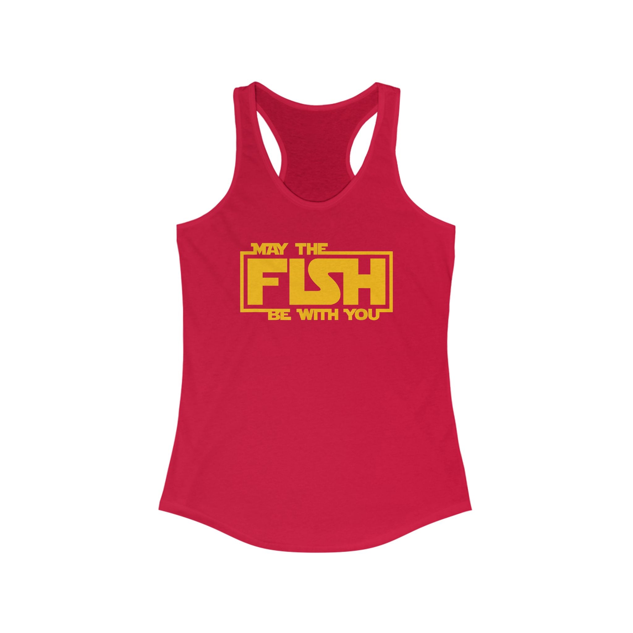 May The Fish Be With You Women's Racerback Tank