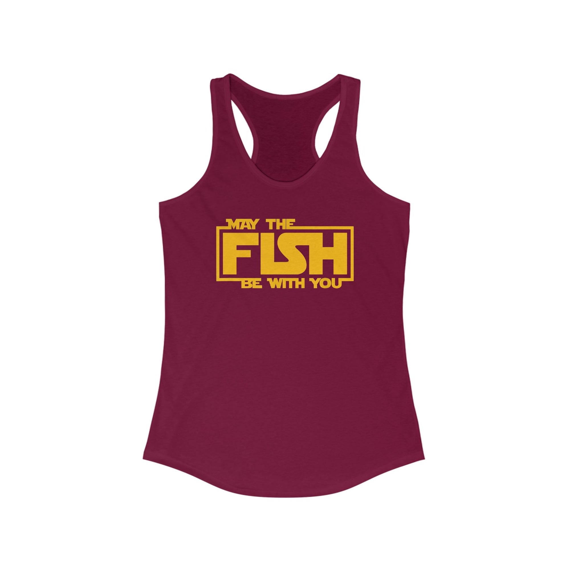 May The Fish Be With You Women's Racerback Tank