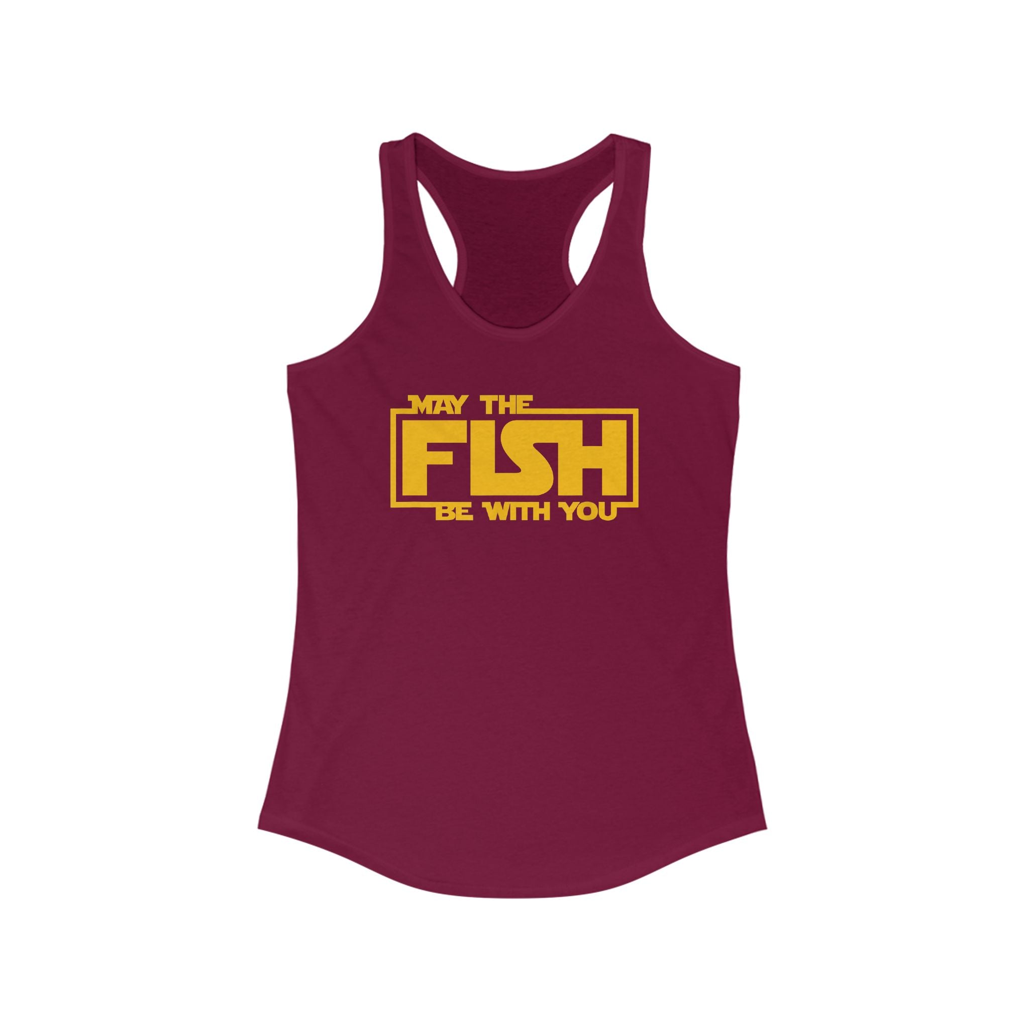 May The Fish Be With You Women's Racerback Tank