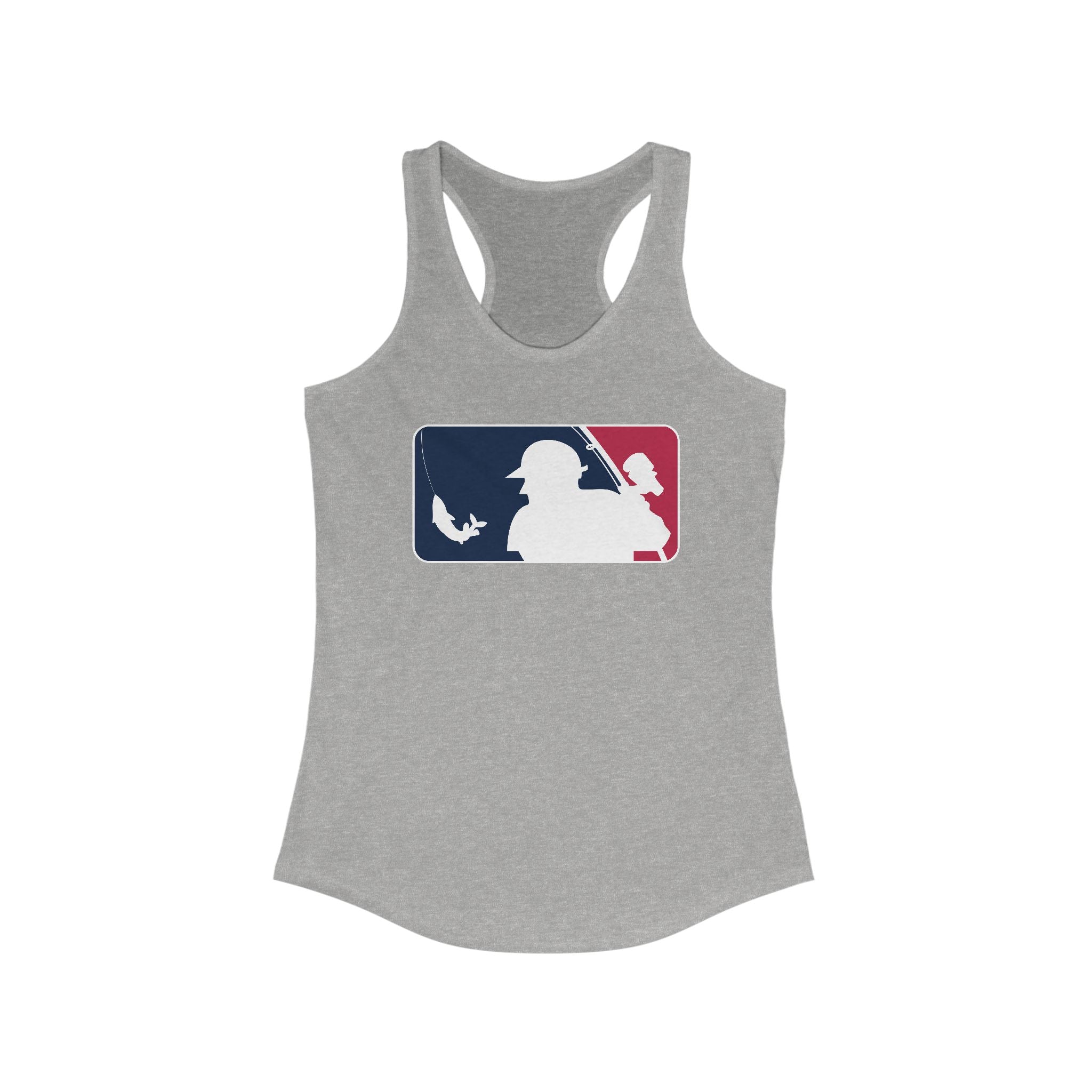 Baseball Fishing Women's Racerback Tank