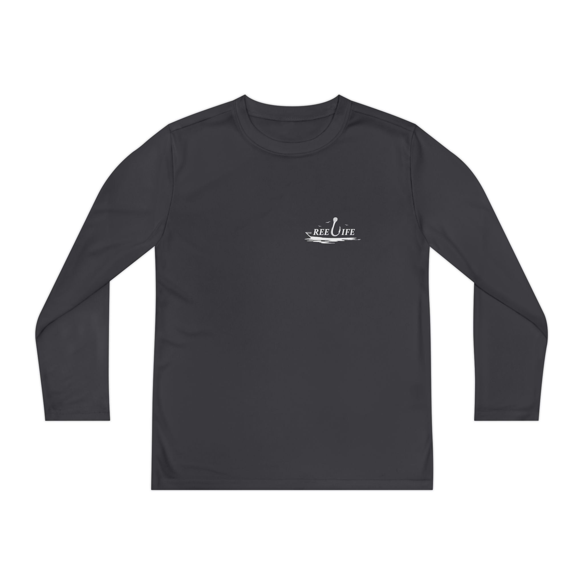 Bigfoot Fishing Youth Performance Long Sleeve Shirt