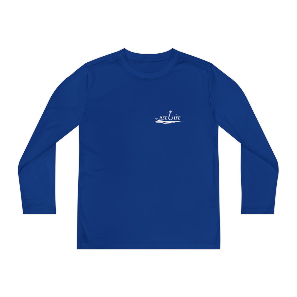 Bigfoot Fishing Youth Performance Long Sleeve Shirt