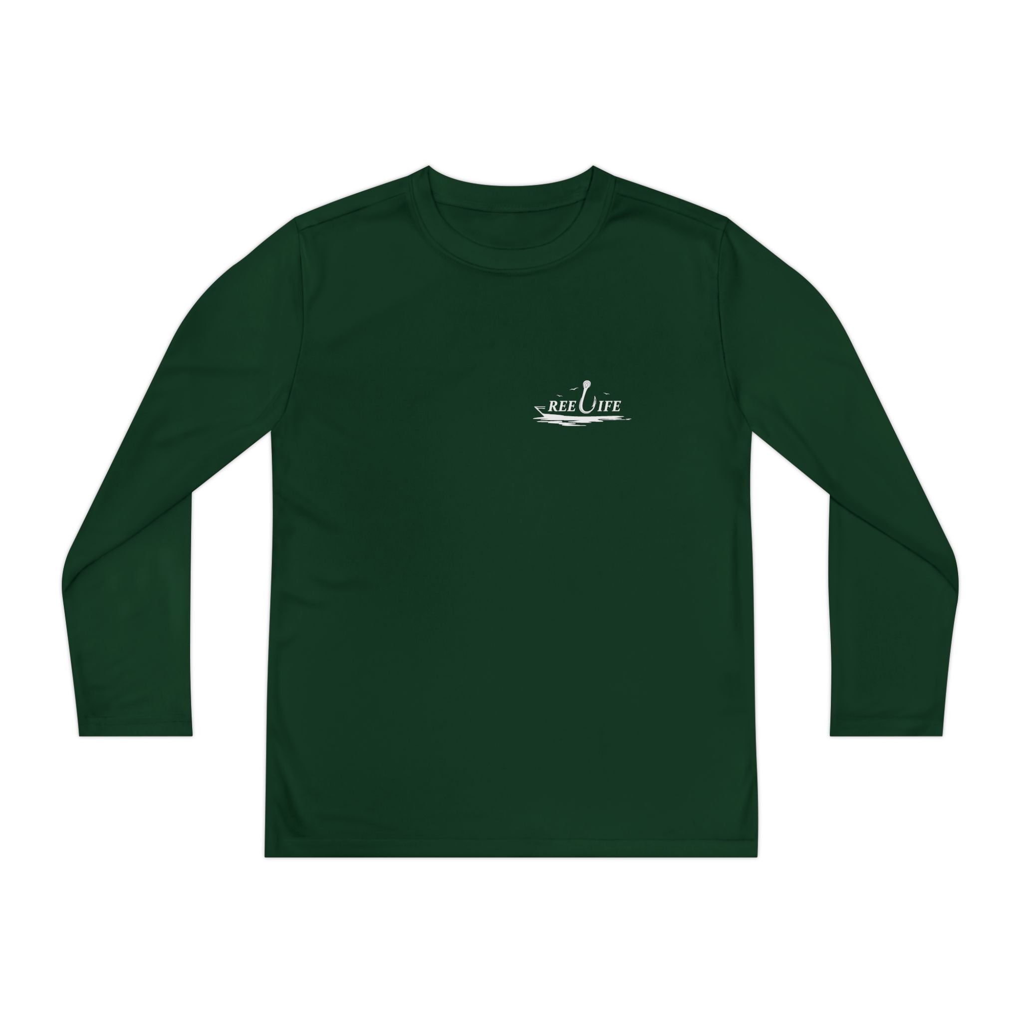 Bigfoot Fishing Youth Performance Long Sleeve Shirt