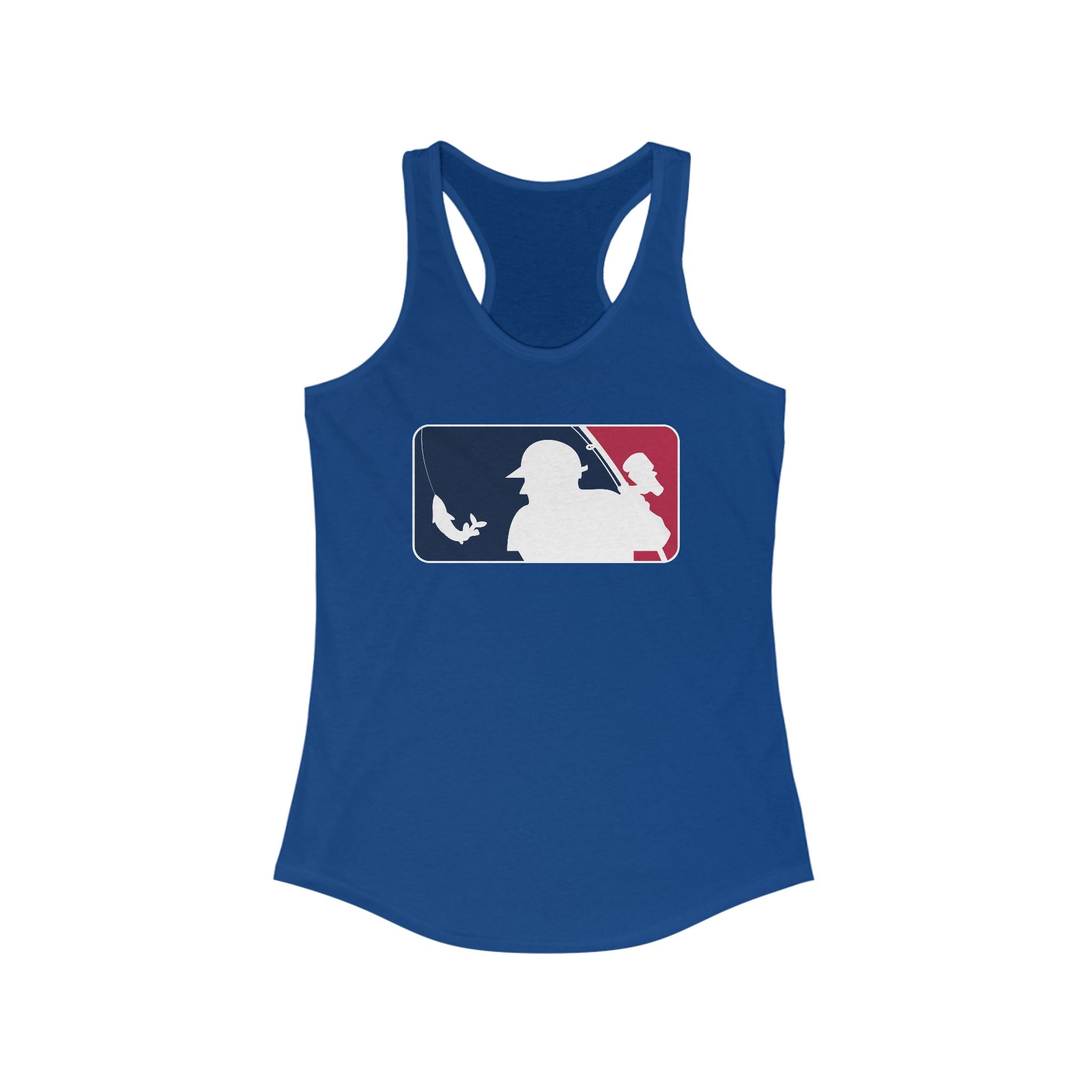 Baseball Fishing Women's Racerback Tank