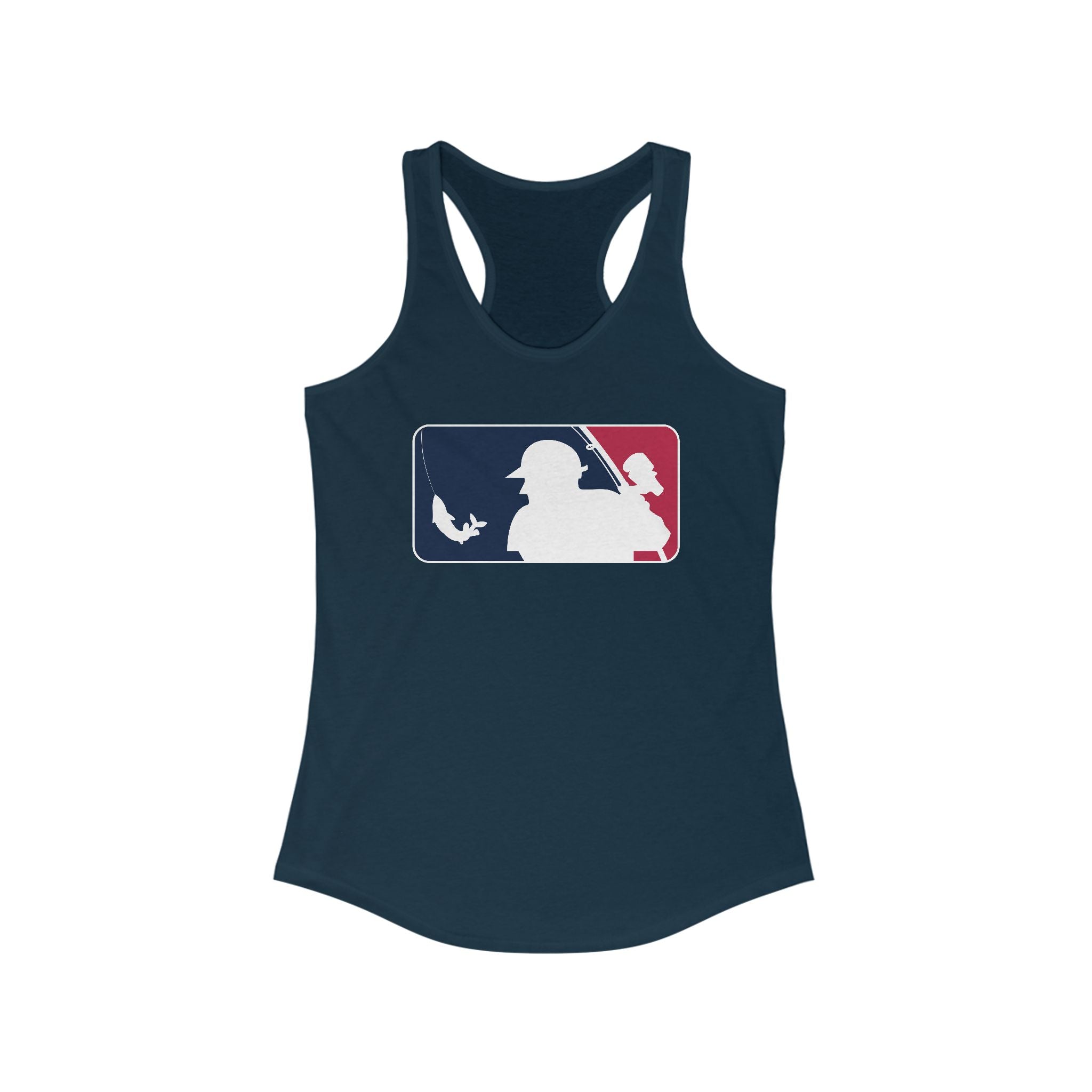 Baseball Fishing Women's Racerback Tank