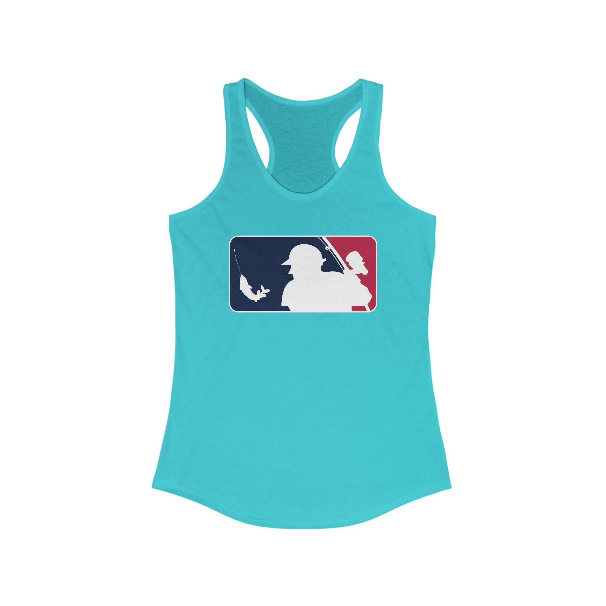Baseball Fishing Women's Racerback Tank