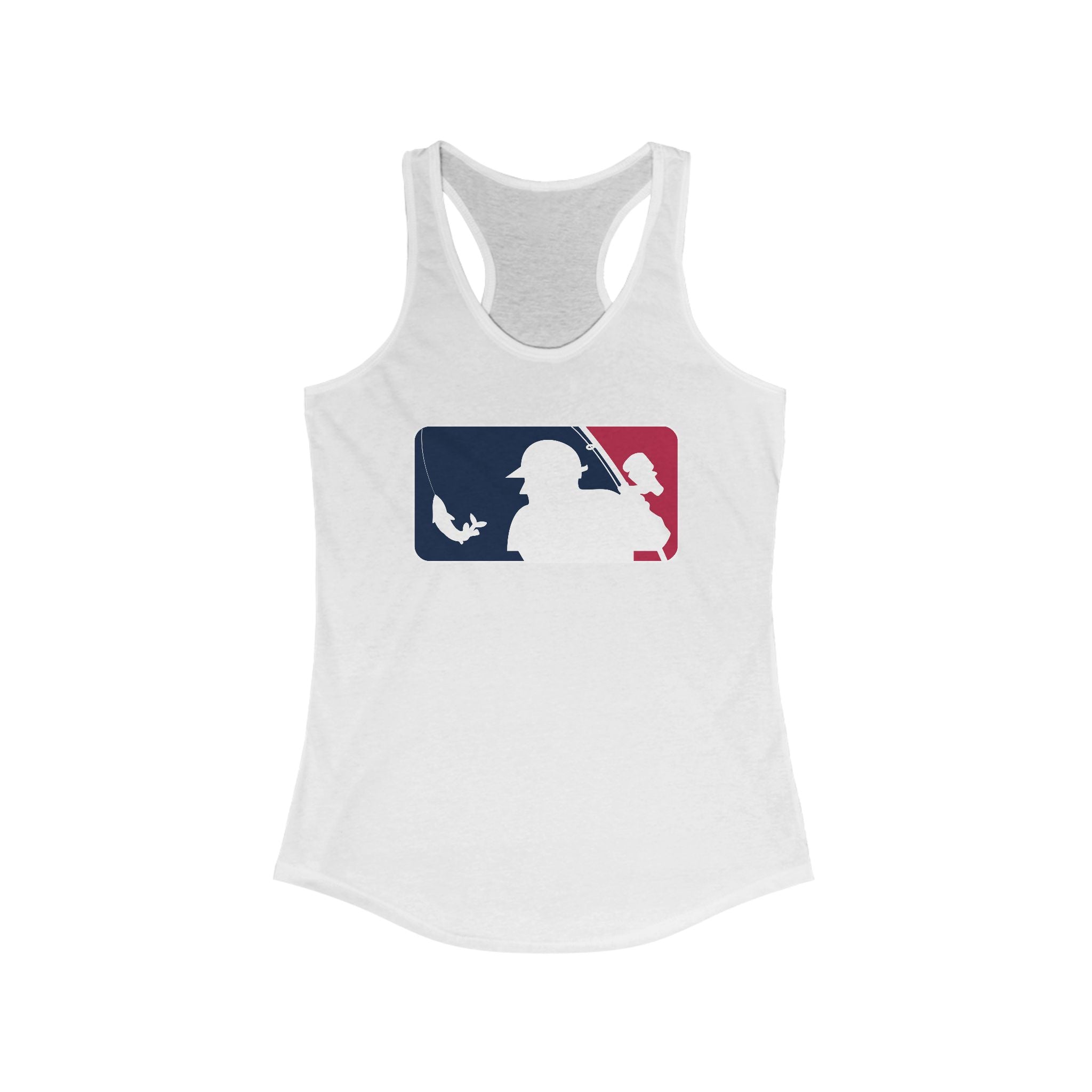 Baseball Fishing Women's Racerback Tank