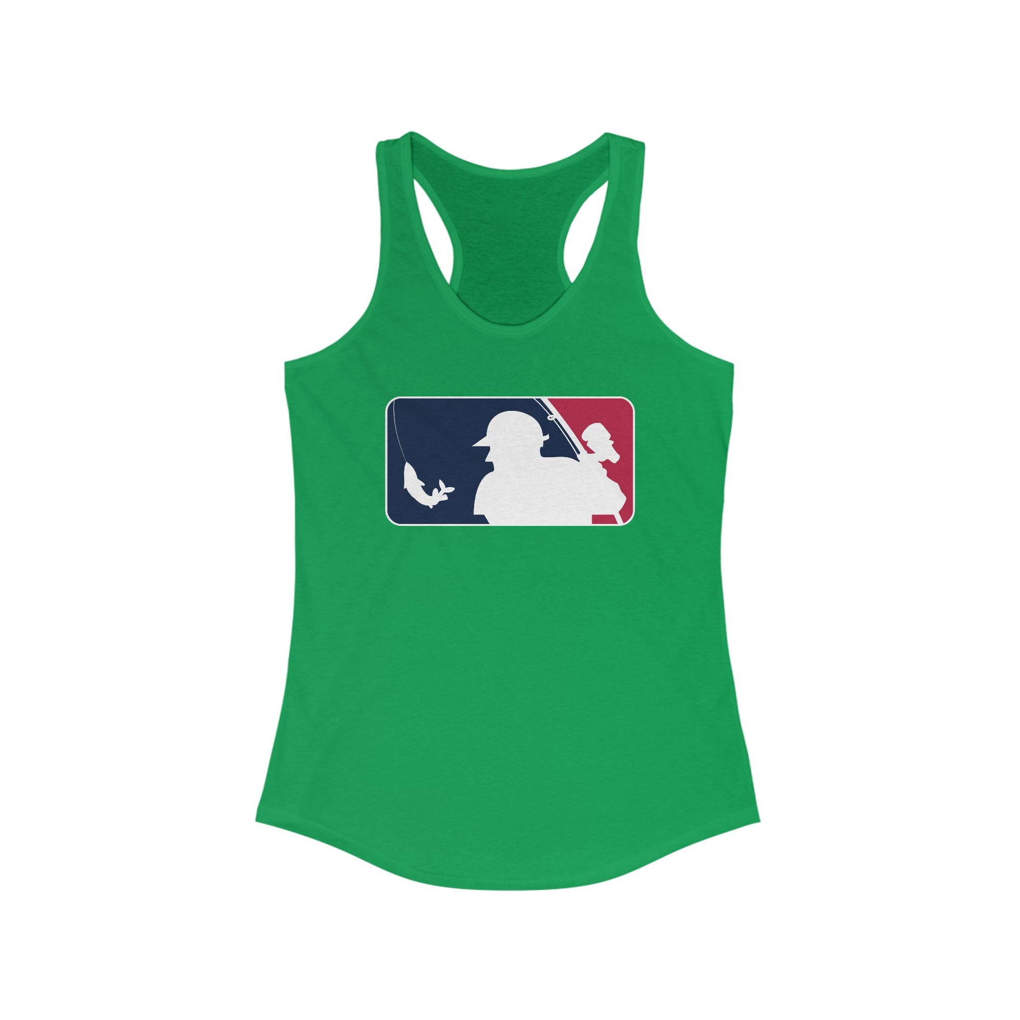 Baseball Fishing Women's Racerback Tank