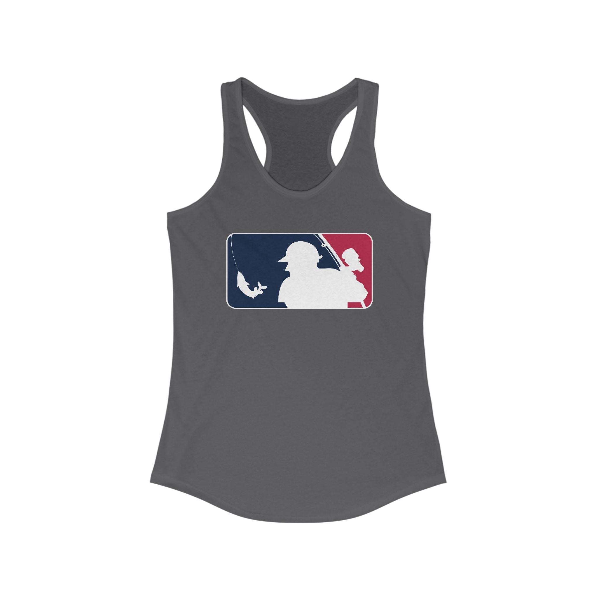 Baseball Fishing Women's Racerback Tank
