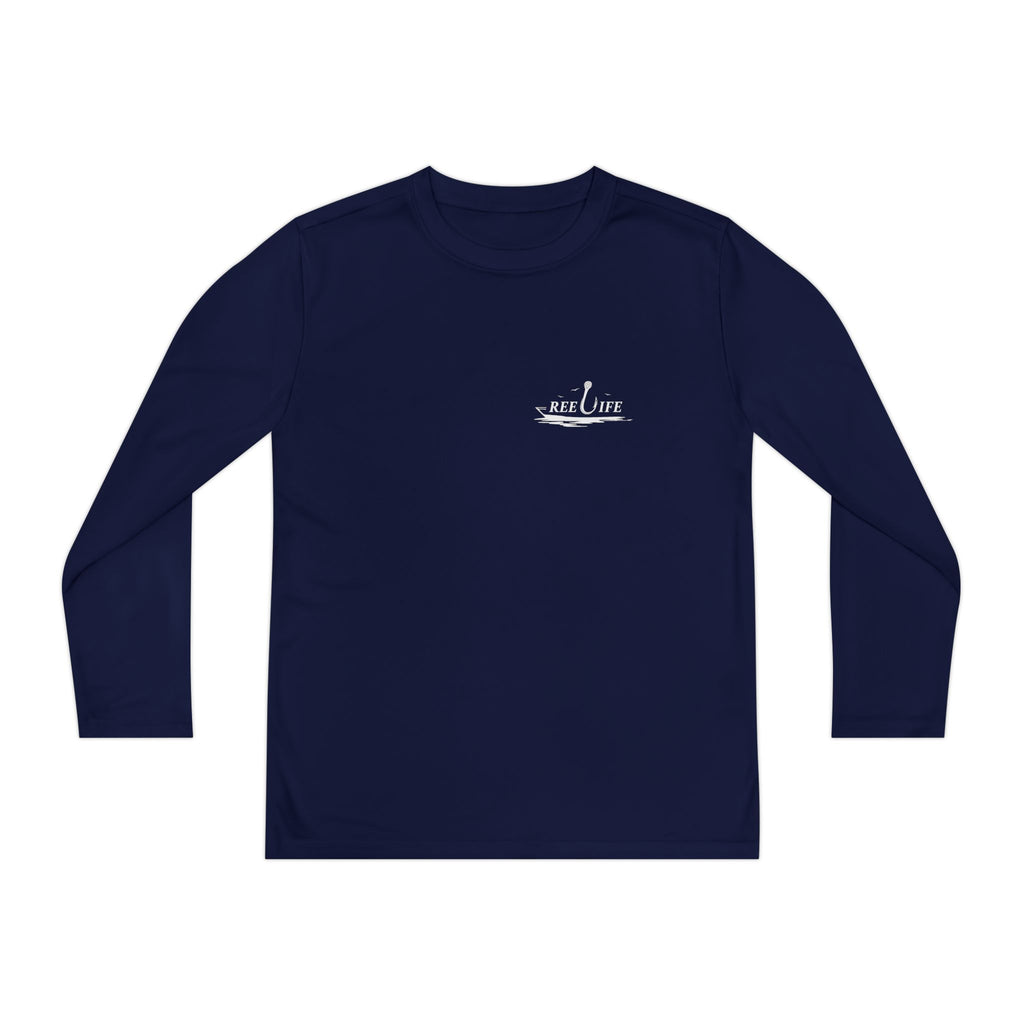 Bigfoot Fishing Youth Performance Long Sleeve Shirt