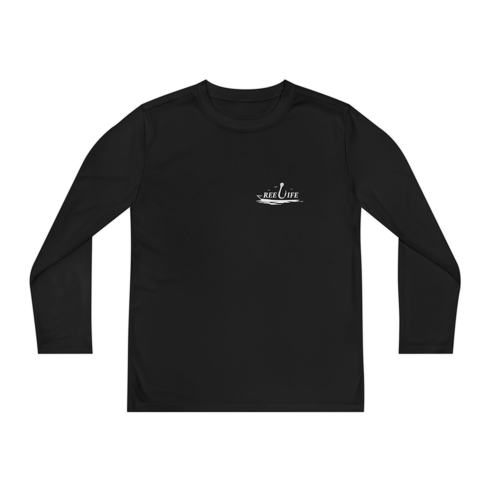 Bigfoot Fishing Youth Performance Long Sleeve Shirt