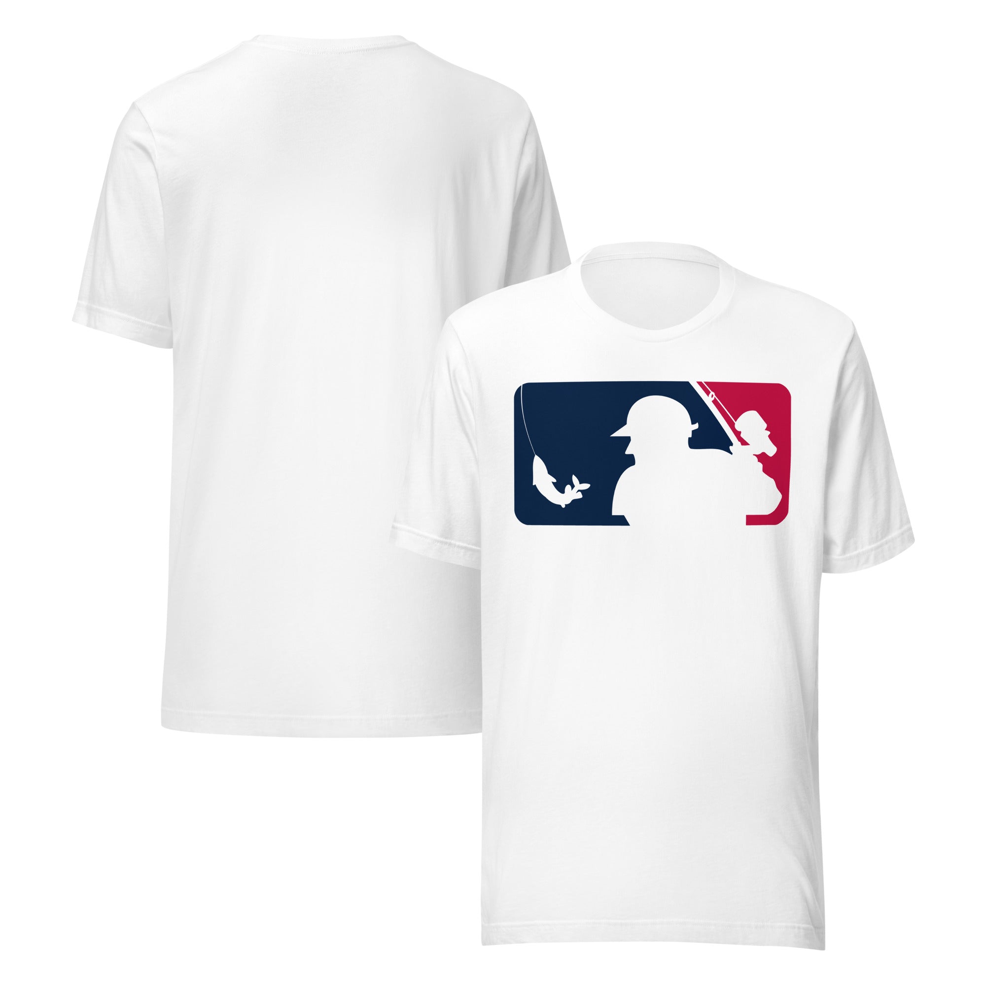 White baseball fishing Shirt - best gift for baseball players