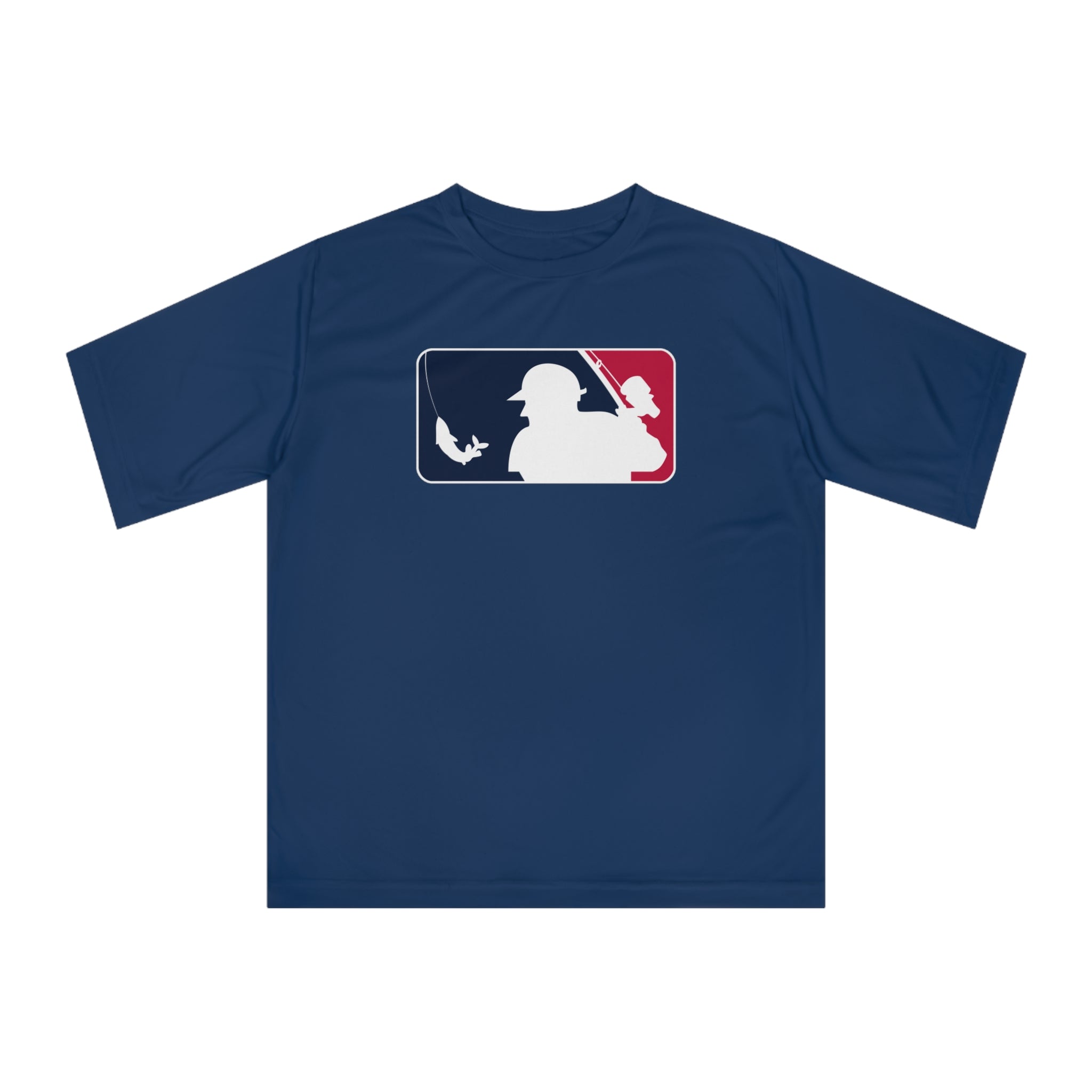 Navy baseball fishing Performance T-shirt