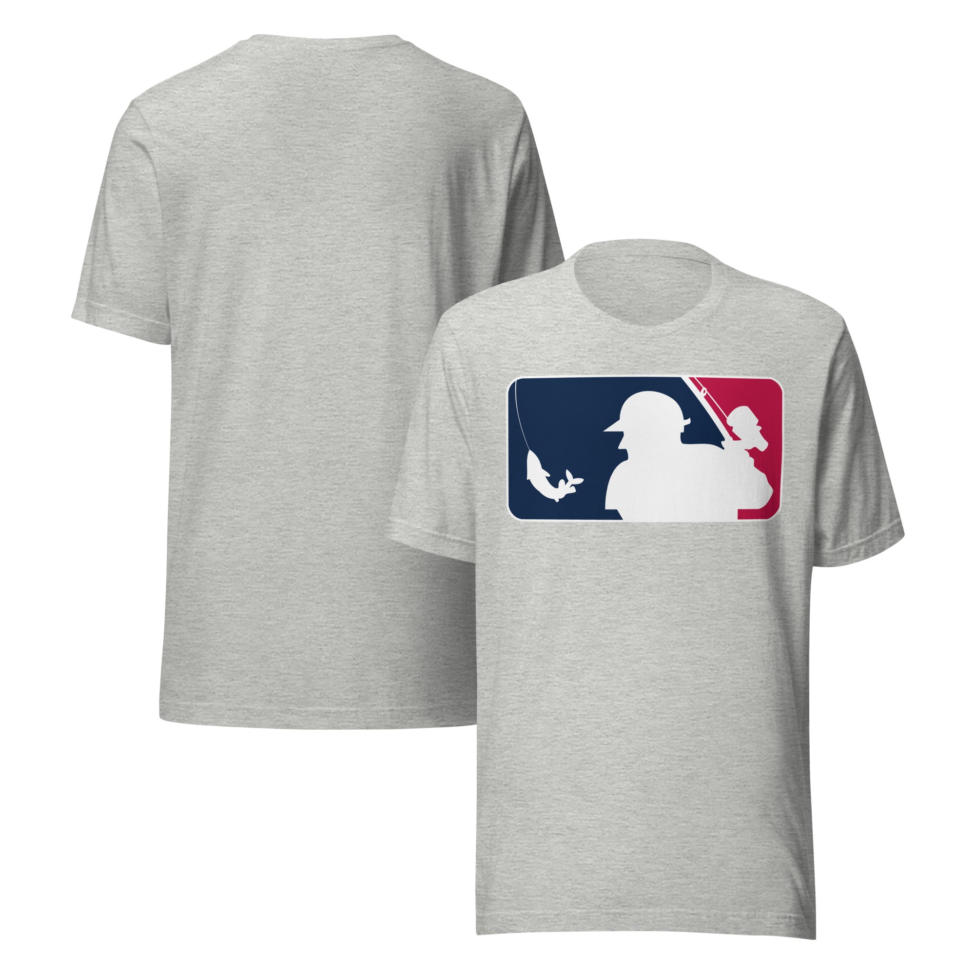 Heather gray baseball fishing Shirt - Baseball father's day gift for dad