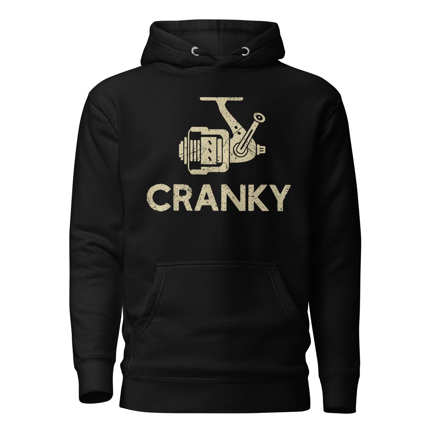 Funny Cranky Fishing Hoodie – Bass Fishing Sweatshirt for Fishermen & Anglers