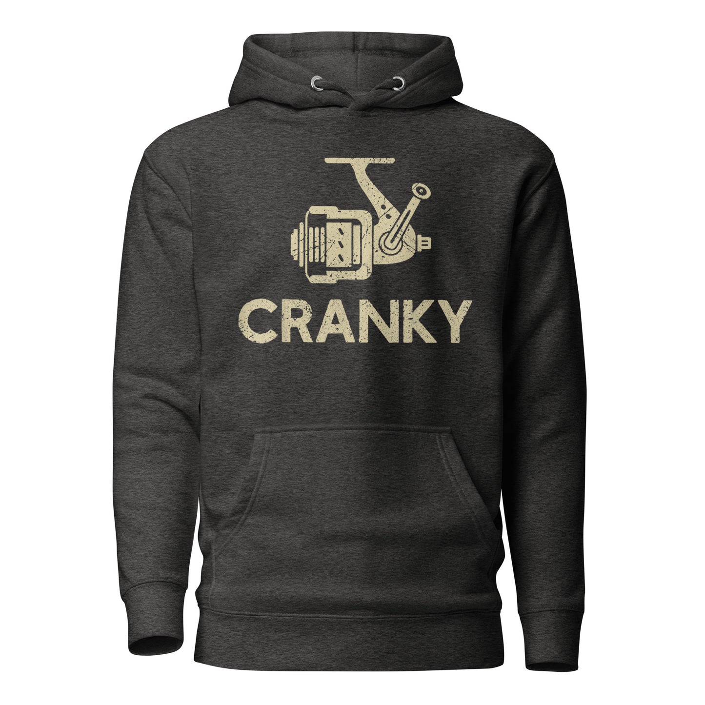 Retro Cranky Fishing Hoodie – Funny Angler Hooded sweater for Bass Fishing Lovers