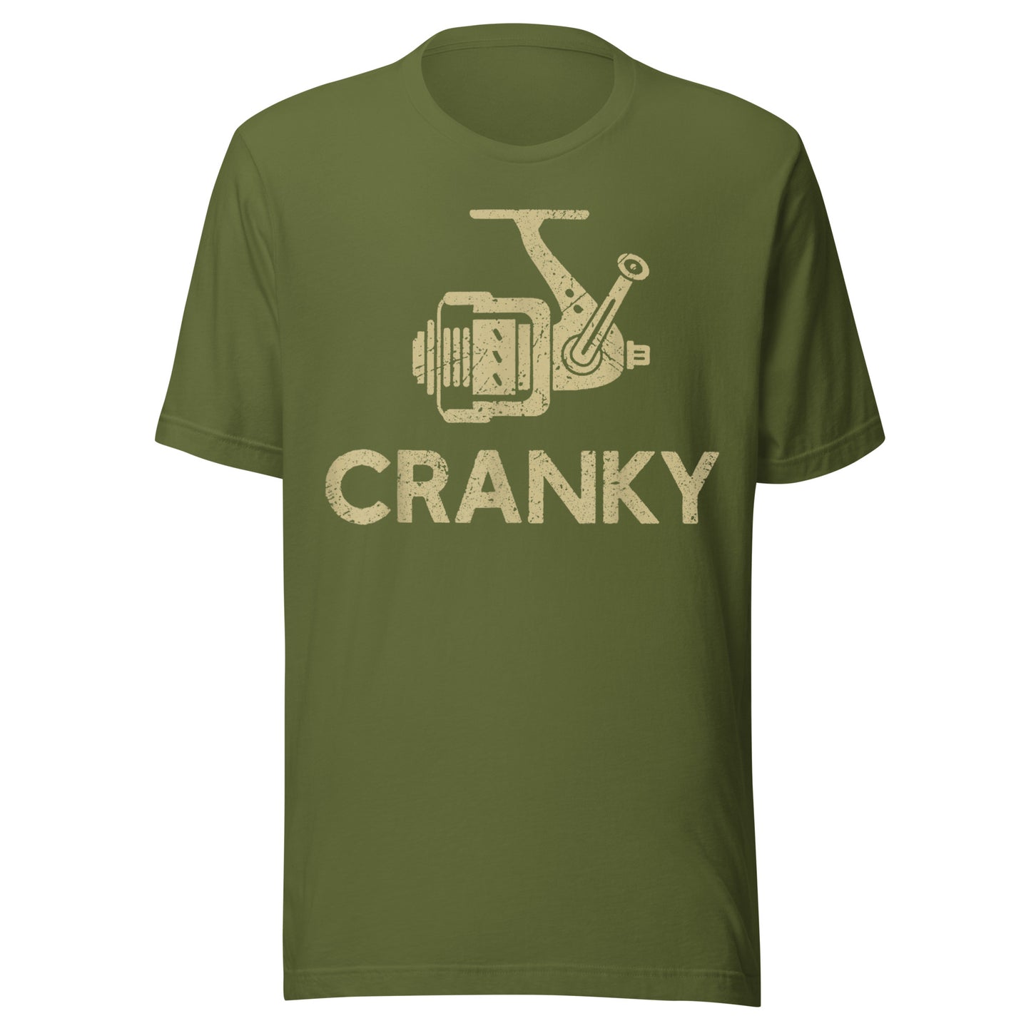 Cranky Fishing T-Shirt – Humorous Bass Fishing Tee for Fishermen, Anglers, and Fishing Enthusiasts