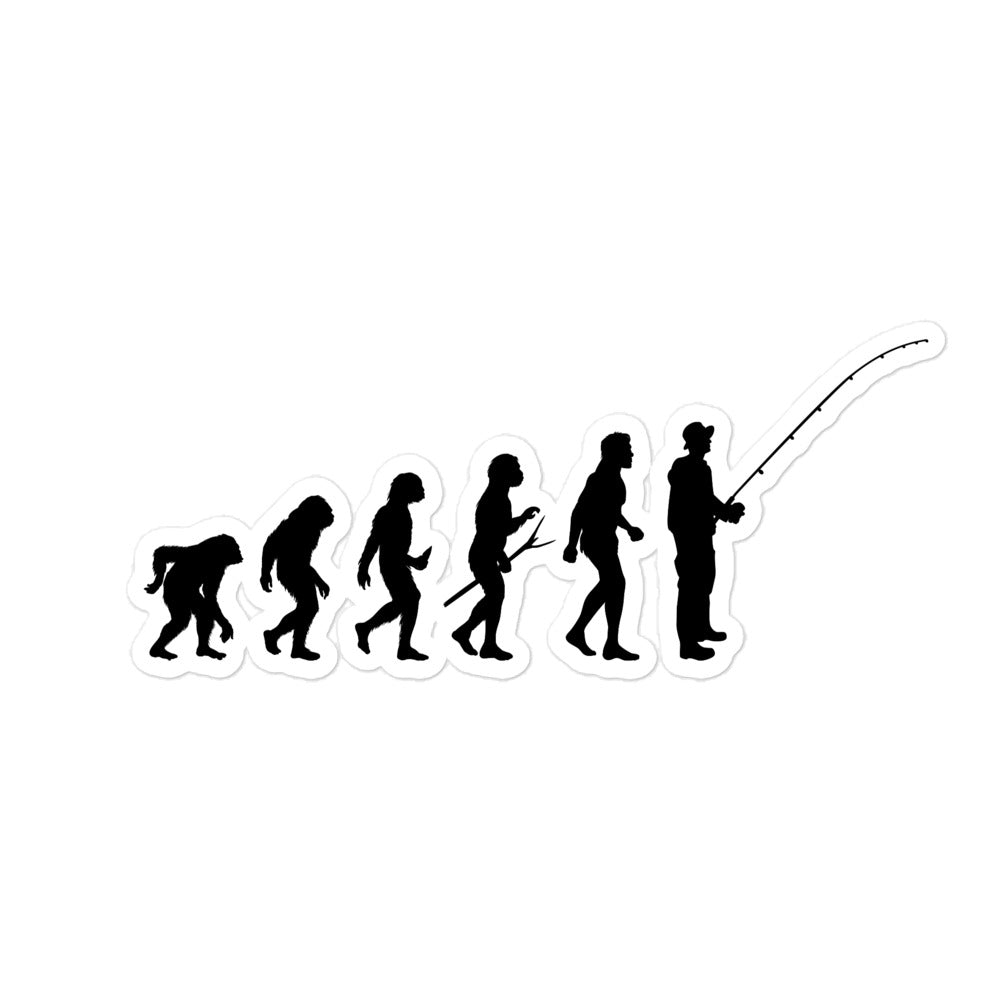 Human Evolution Sticker – Reel Life Clothing