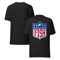 Black Heather Football fishing Shirt - Classic gift for baseball and fishing fans